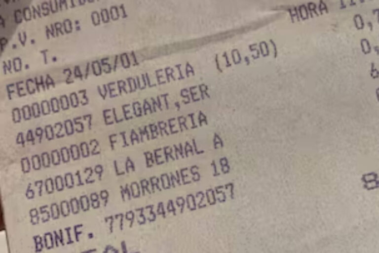 A partir de hoy, los tickets deberán detallar los impuestos a los consumidores