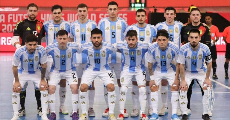 La Selección Argentina de futsal ganó un partidazo en su debut en el Torneo 4 Naciones