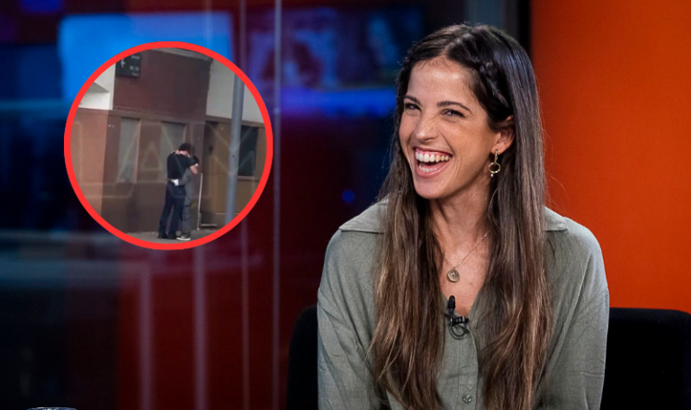 Cande Molfese tiene nuevo novio y la engancharon a los besos: el video