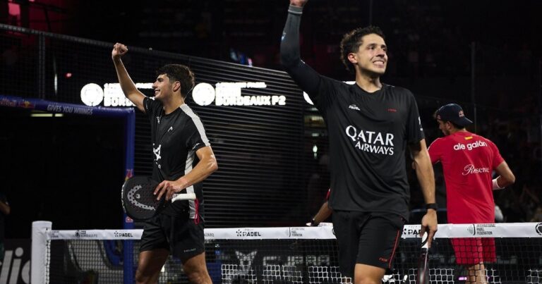 Tapia y Coello se consagraron campeones del P2 de Bordeaux tras vencer a Chingotto y Galán