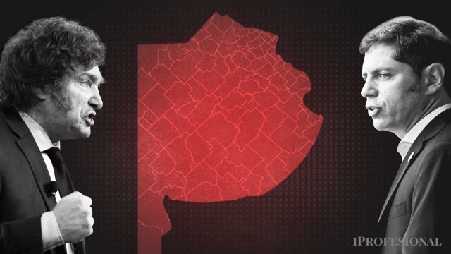 Encuesta refleja una gran diferencia entre Javier Milei y Axel Kicillof