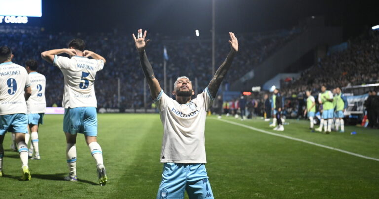Racing le ganó en partido durísimo a Belgrano en Córdoba gracias a un golazo de Duvan Vergara
