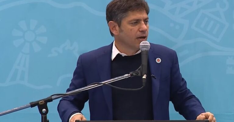 Después de un cierre de listas que casi rompe el PJ, Axel Kicillof intentó a dar un mensaje de unidad con Milei como enemigo común