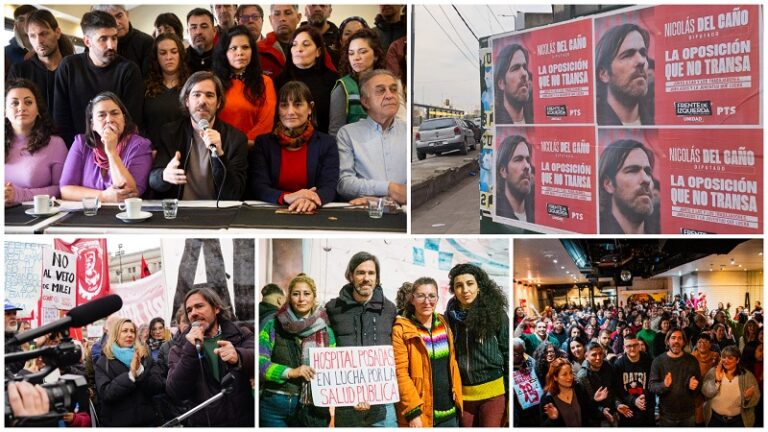 Elecciones PBA: Del Caño recorre Quilmes, tras acompañar a los candidatos en Berisso y Ensenada