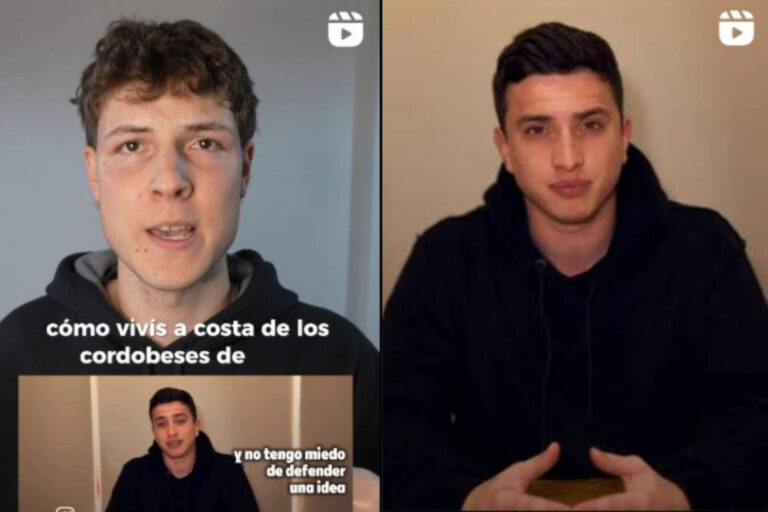 Cruce en redes por militancia rentada en Córdoba: apuntan a funcionario de 25 años