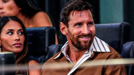 La reacción de Messi durante el primer gol de Rodrigo de Paul con Inter Miami