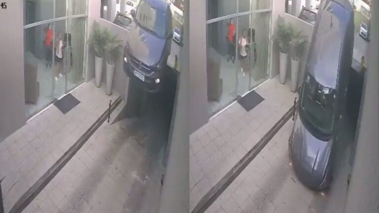 Insólito accidente en Lomas de Zamora: no conocía el estacionamiento y cayó al vacío