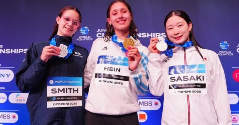 Video: así ganó y festejó Agostina Hein en el Mundial de natación