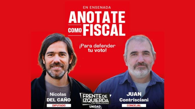 En Ensenada sumate a fiscalizar y a defender el voto de la izquierda