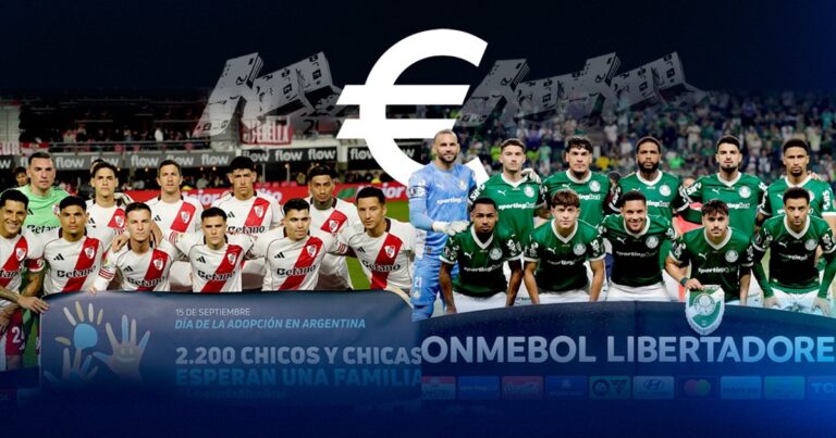 Impactante diferencia de cotización: River juega también contra la billeteradePalmeiras