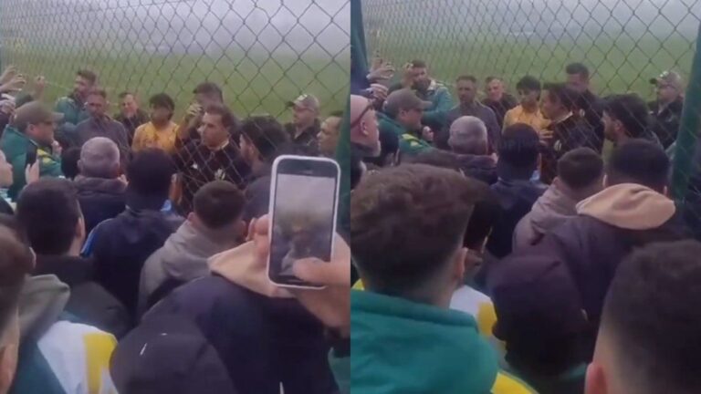 Tensión en Aldosivi: cruce entre hinchas, jugadores y dirigentes por la mala campaña
