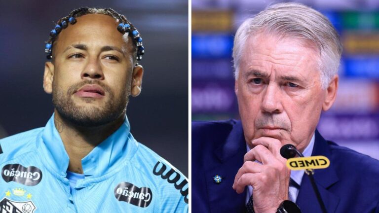 Carlo Ancelotti habló de las chances de Neymar para ir al Mundial 2026 con la Selección de Brasil