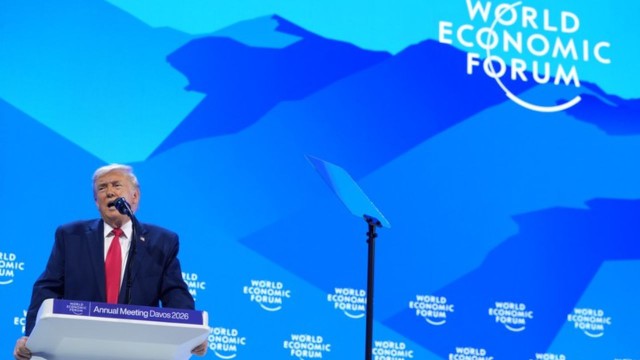 Trump redobla sus críticas a la UE en Davos: «Europa no va en la dirección correcta»