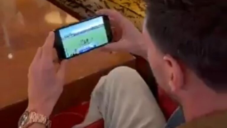 Lionel Messi siguió el debut de Leones FC desde Miami y se volvió viral en redes