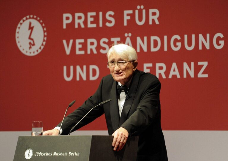 Jürgen Habermas, el último de los grandes filósofos alemanes y uno de los más influyentes del siglo XX