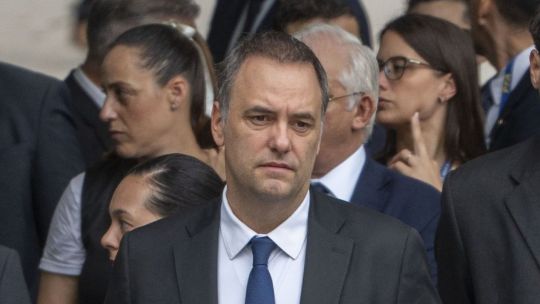Manuel Adorni, Jefe de Gabinete, en un acto oficial.