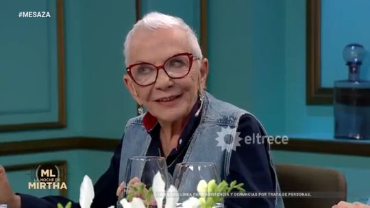 Alicia Barrios, periodista y amiga del Papa Francisco, durante una entrevista.