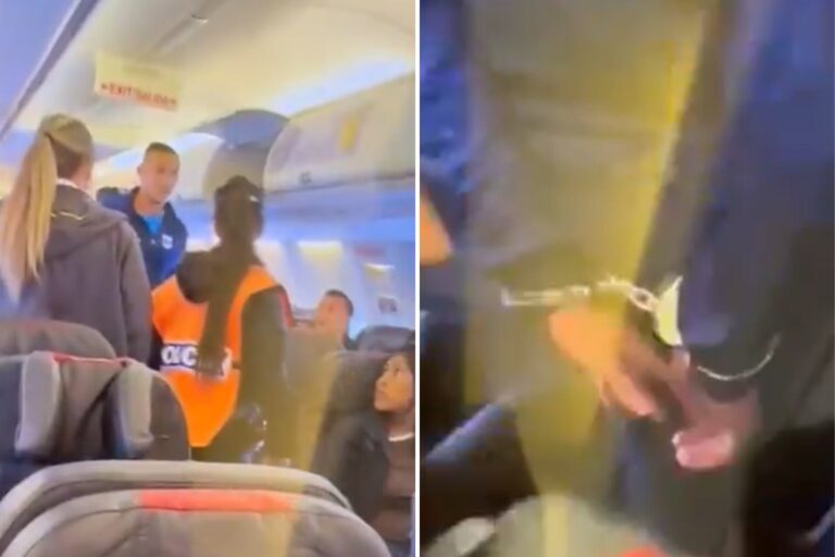 Futbolista es retirado con esposas de un avión en el aeropuerto de Jujuy tras activar protocolo de seguridad.