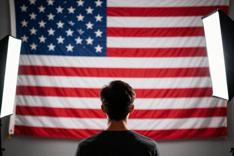 Inmigrantes latinos en una oficina de trámites en Estados Unidos