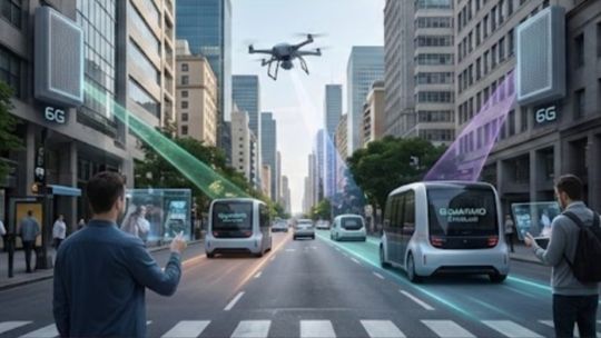 Arquitectura de antenas GigaMIMO en el Mobile World Congress de Barcelona
