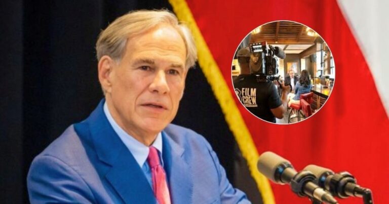 Greg Abbott, gobernador del estado de Texas.