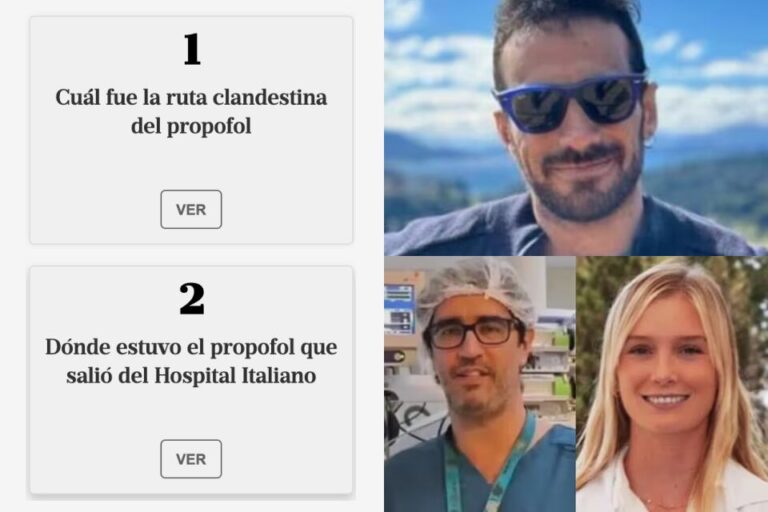 Fachada del Hospital Italiano de Buenos Aires, punto de origen de los anestésicos sustraídos.