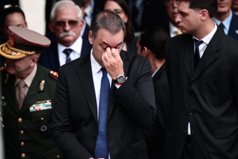 Manuel Adorni, jefe de Gabinete de Ministros, durante una actividad oficial.