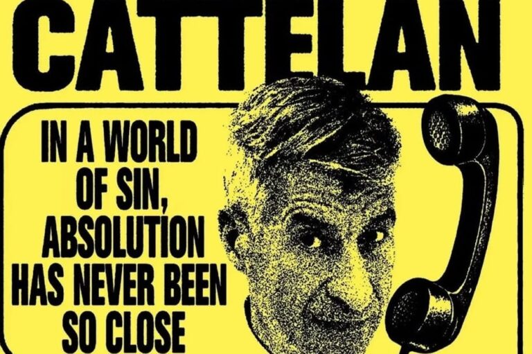 Maurizio Cattelan, artista italiano, conocido por sus obras conceptuales.