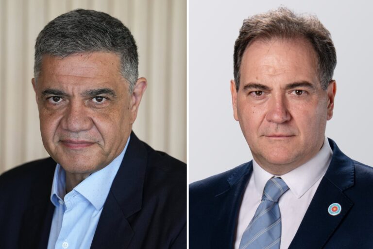 Javier Alonso y Jorge Macri en fotos de perfil