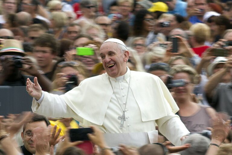 El Papa Francisco durante un acto público.