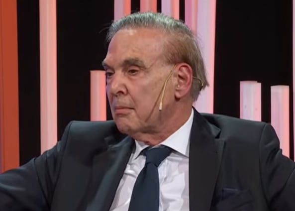 El diputado nacional Miguel Ángel Pichetto durante una entrevista.