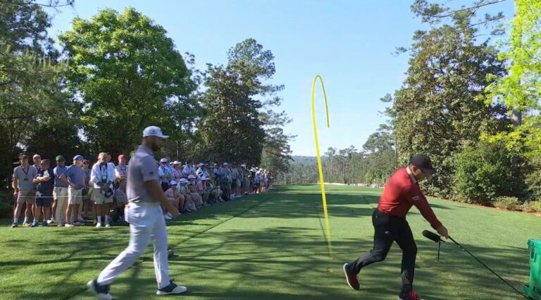 Sergio García durante su participación en el Masters de Augusta 2025.
