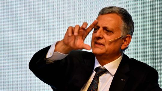 Horacio Marín, presidente de YPF, en la Expo EFI