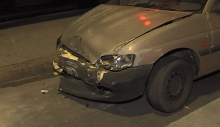 Patrullero de la Policía de la Ciudad involucrado en un choque en Belgrano