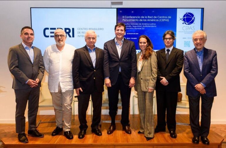 Francisco de Santibañes, presidente del CARI, en la reunión anual de CEPAS