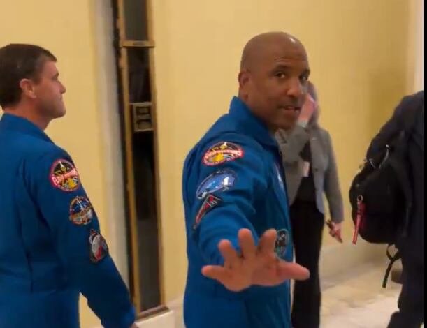 Astronautas de la misión Artemis II en el Capitolio