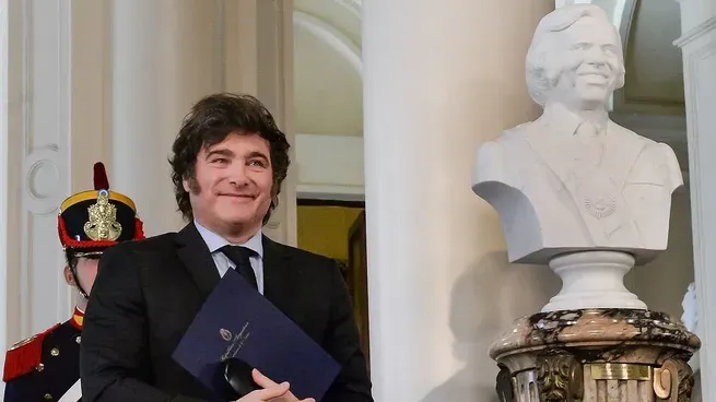 Presidente Javier Milei en Casa Rosada