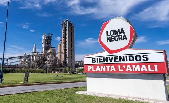 Planta de Loma Negra en Olavarría