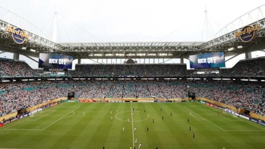 Vista del Hard Rock Stadium en Miami, sede del Mundial 2026