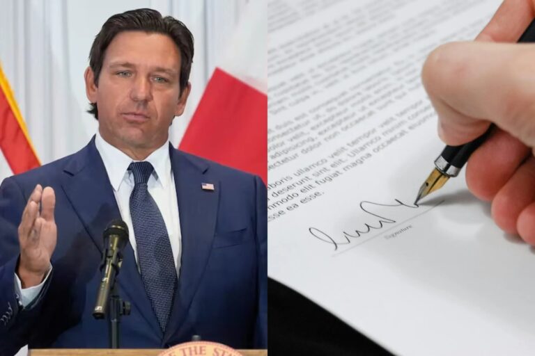Ron DeSantis firma la FIRE Act en el Museo de Bahía de Cochinos, Miami
