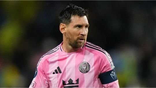 Lionel Messi durante un partido de Inter Miami