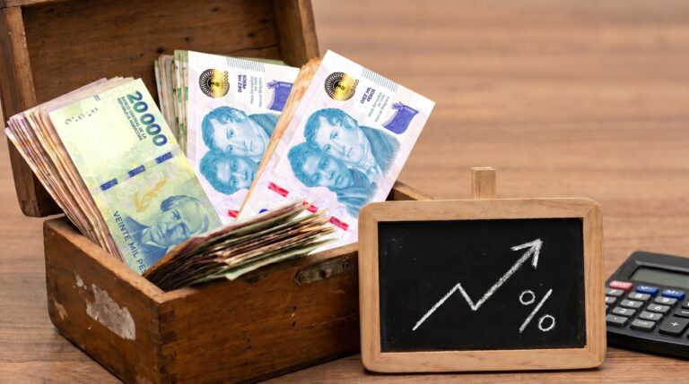 Gráfico comparativo de tasas de plazo fijo en bancos argentinos