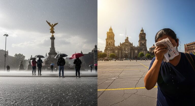 Mapa del pronóstico del clima para CDMX y megalópolis en mayo