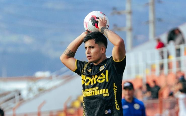 Ricardo Lagos, futbolista de Cajamarca FC, durante el partido ante Alianza Lima