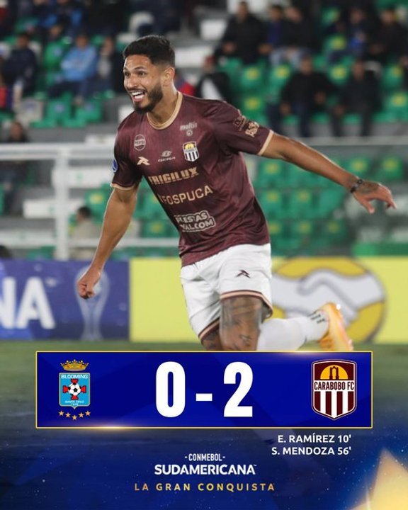 Partido de Copa Sudamericana entre Carabobo y Blooming