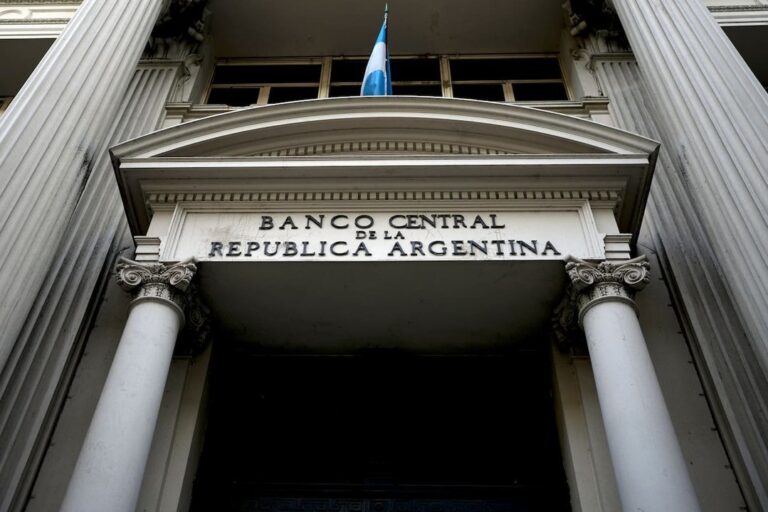 Edificio del Banco Central de la República Argentina en Buenos Aires