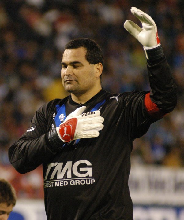 José Luis Chilavert durante una entrevista