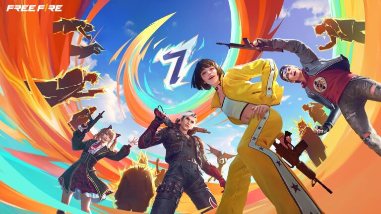 Pantalla de Free Fire con códigos promocionales
