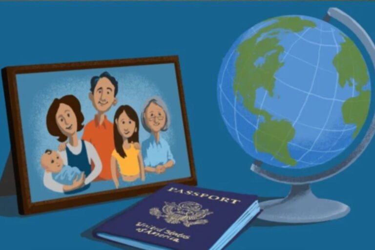 Familia Smith ficticia del Departamento de Estado de EE.UU. para guiar trámite de pasaporte