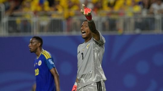 Eloy Room, arquero de Curazao, durante el partido ante Ecuador en el Mundial 2026